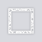 Birds of Matisse Square Rim Clay Stencil