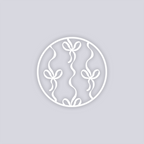 Bow Lines Circle Clay Stencil