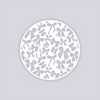 Bows Circle Clay Stencil