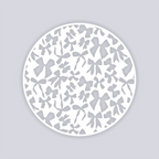 Bows Circle Clay Stencil