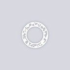 Bows Circle Rim Clay Stencil