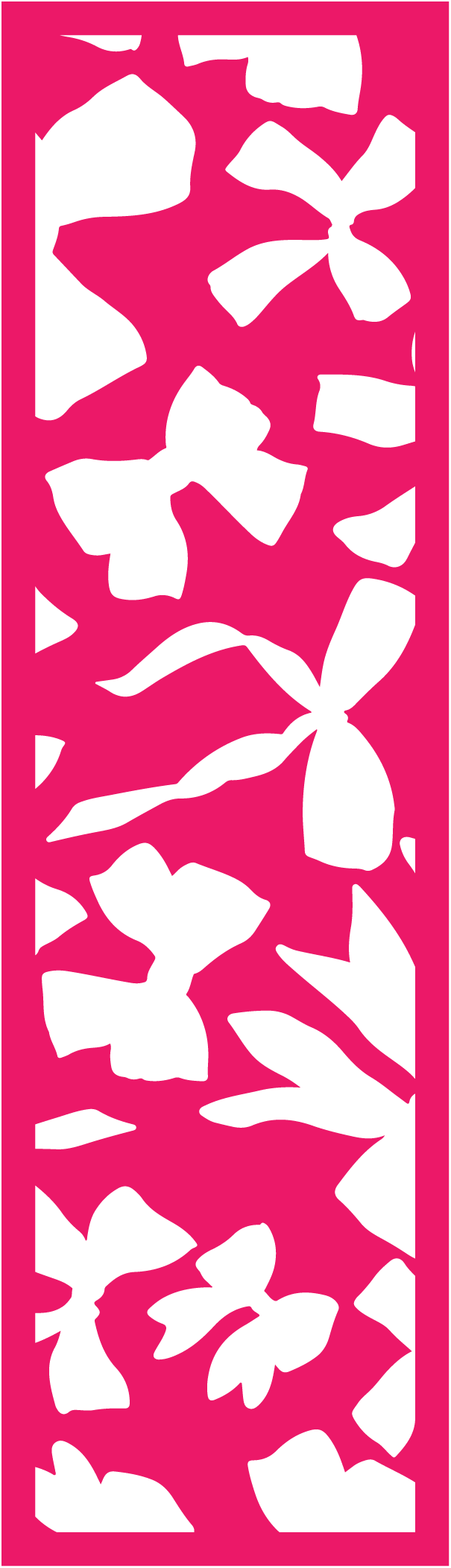 Bows Rectangle Clay Stencil