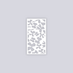 Bows Rectangle Clay Face Stencil