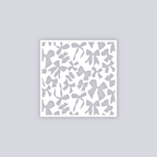 Bows Square Clay Stencil