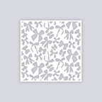 Bows Square Clay Stencil