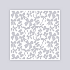 Bows Square Clay Stencil