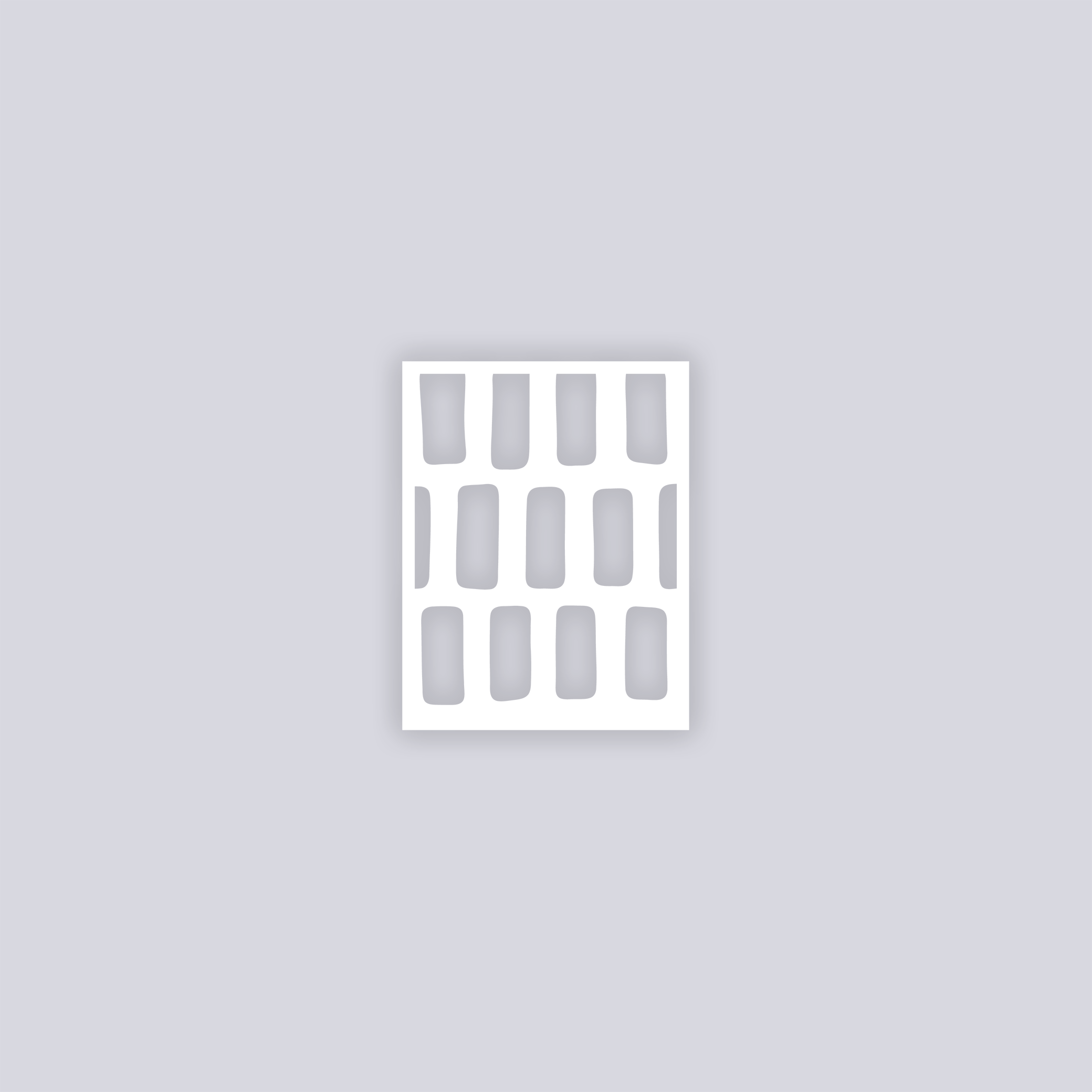 Brick Grid Rectangle Clay Stencil