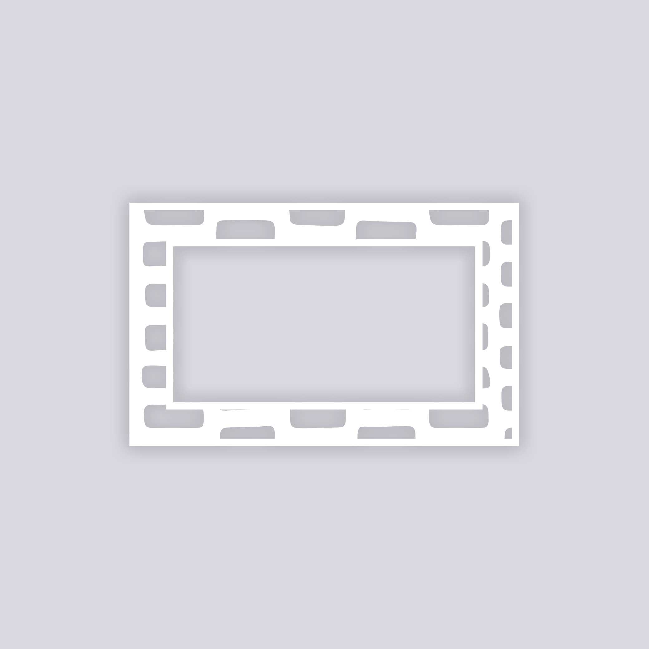 Brick Grid Rectangle Rim Clay Stencil