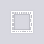 Brick Grid Square Rim Clay Stencil