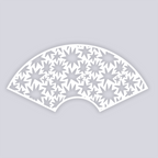 Starburst Lg Cup Clay Stencil