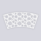 Starburst Lg Cup Clay Stencil