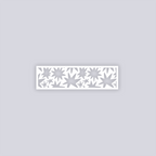 Starburst Rectangle Face Clay Stencil