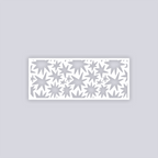 Starburst Rectangle Face Clay Stencil