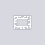 Starburst Rectangle Rim Clay Stencil