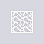 Starburst Square Clay Stencil