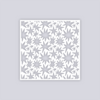 Starburst Square Clay Stencil