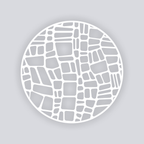 Cobblestone Circle Clay Stencil