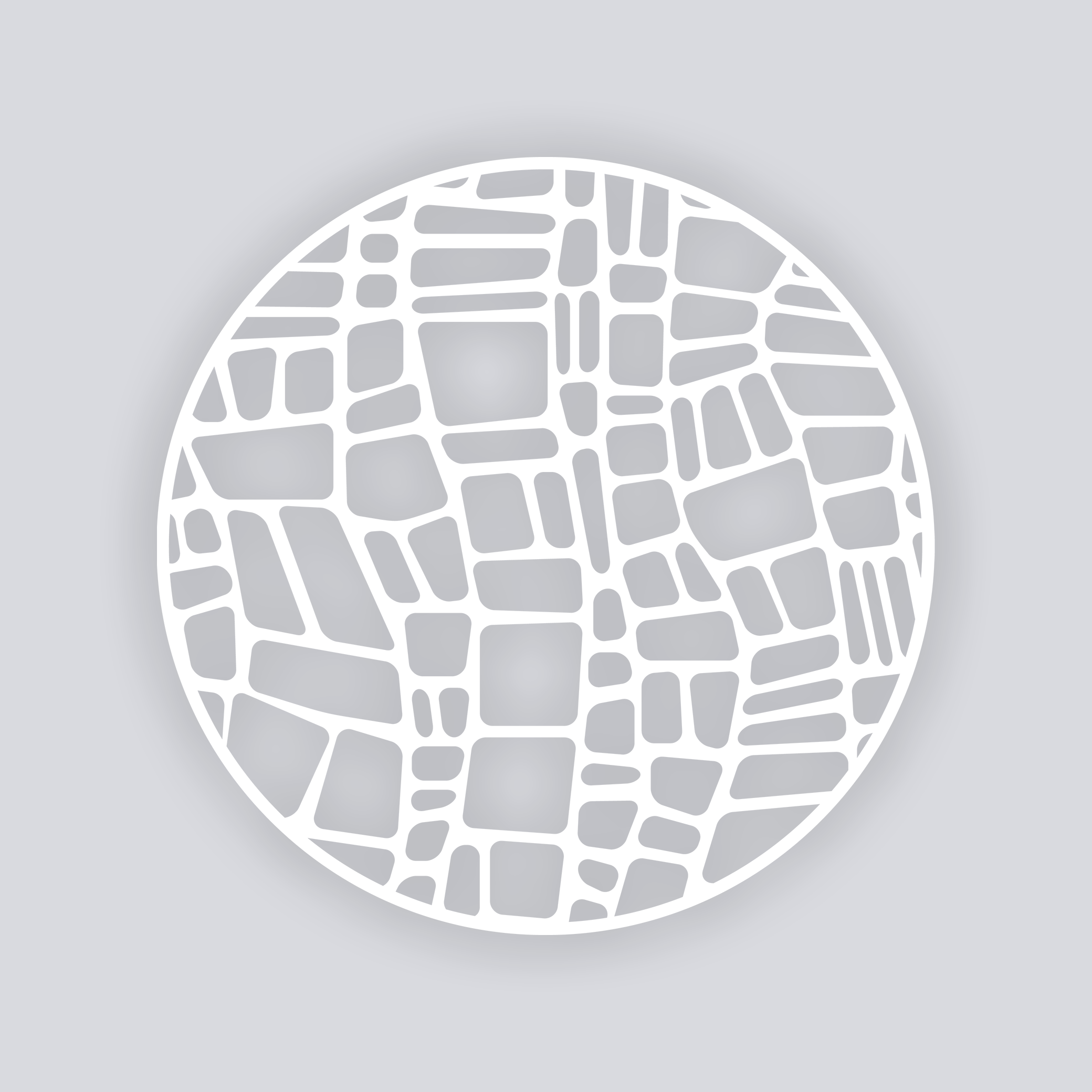 Cobblestone Circle Clay Stencil