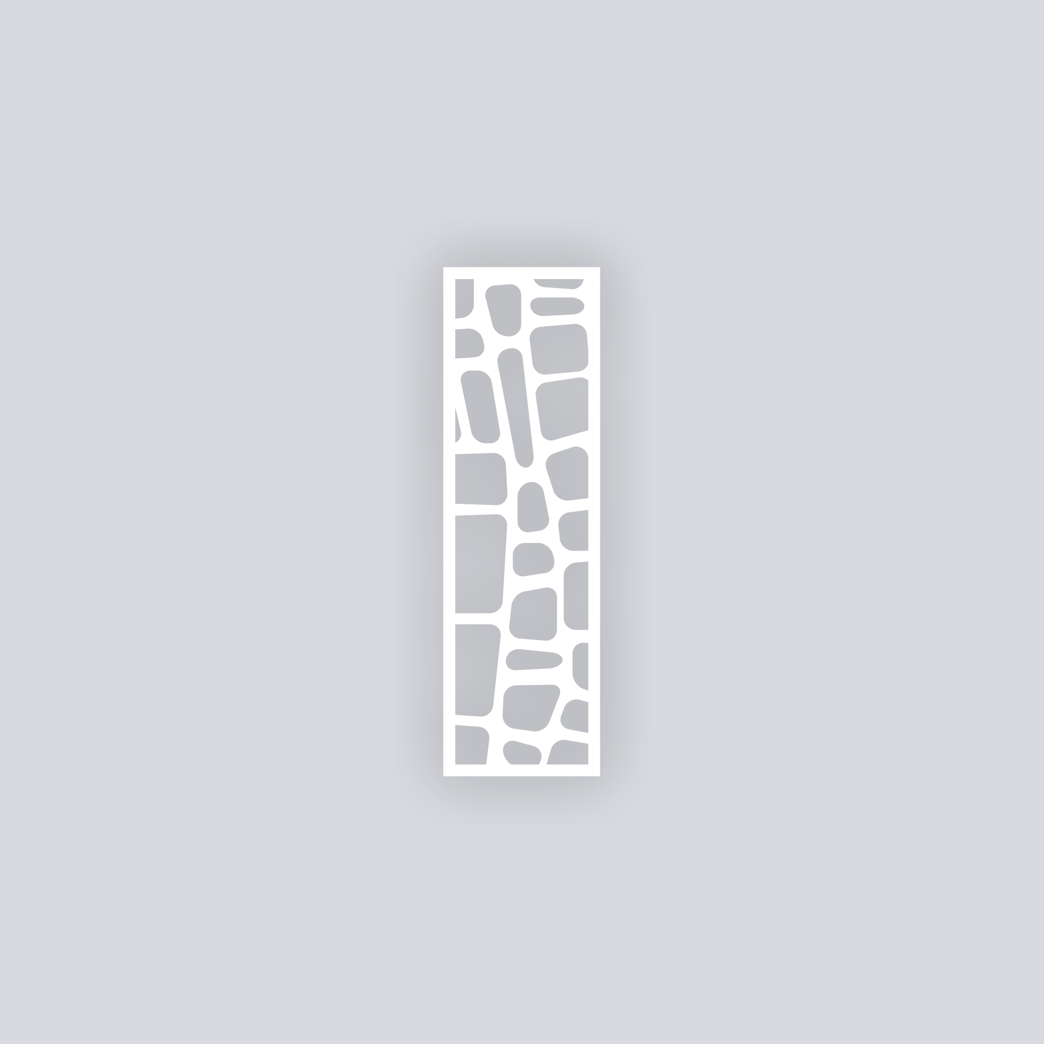 Cobblestone Rectangle Clay Face Stencil