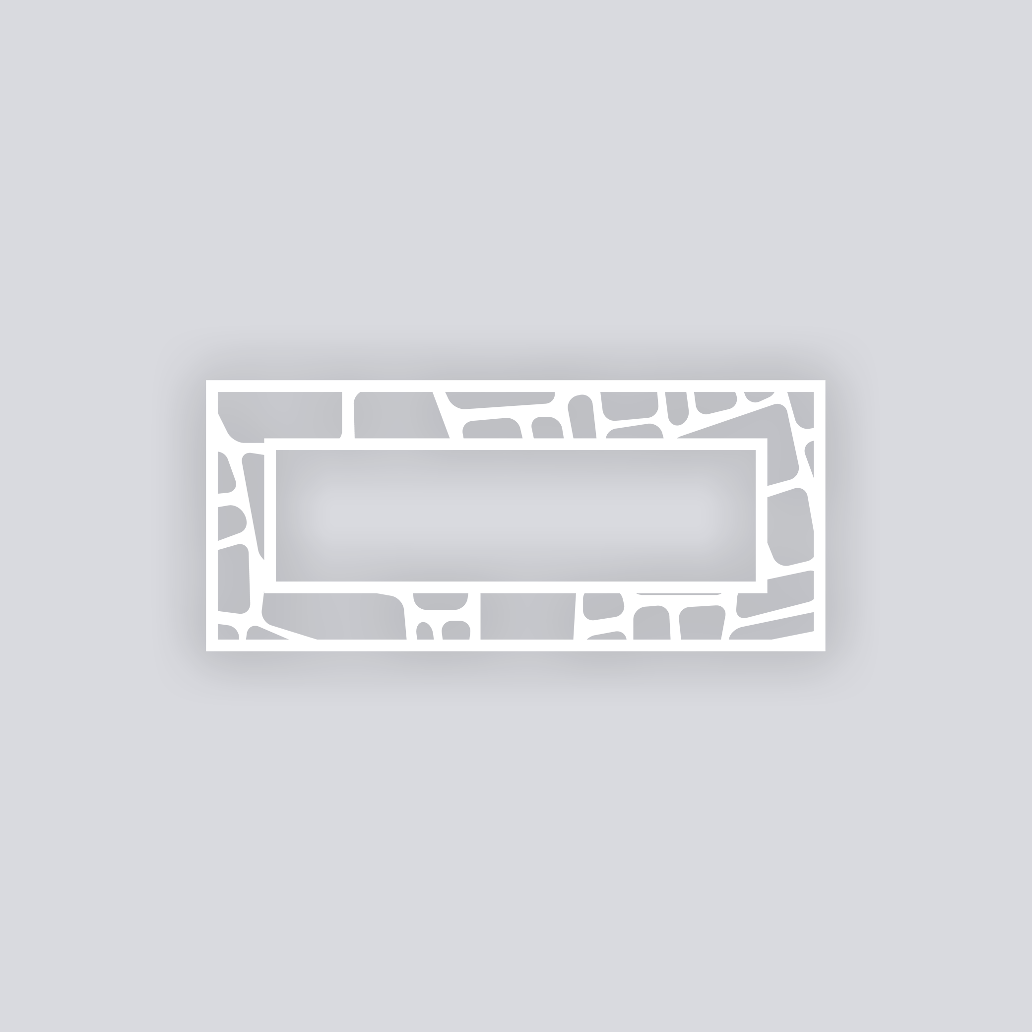 Cobblestone Rectangle Rim Clay Stencil