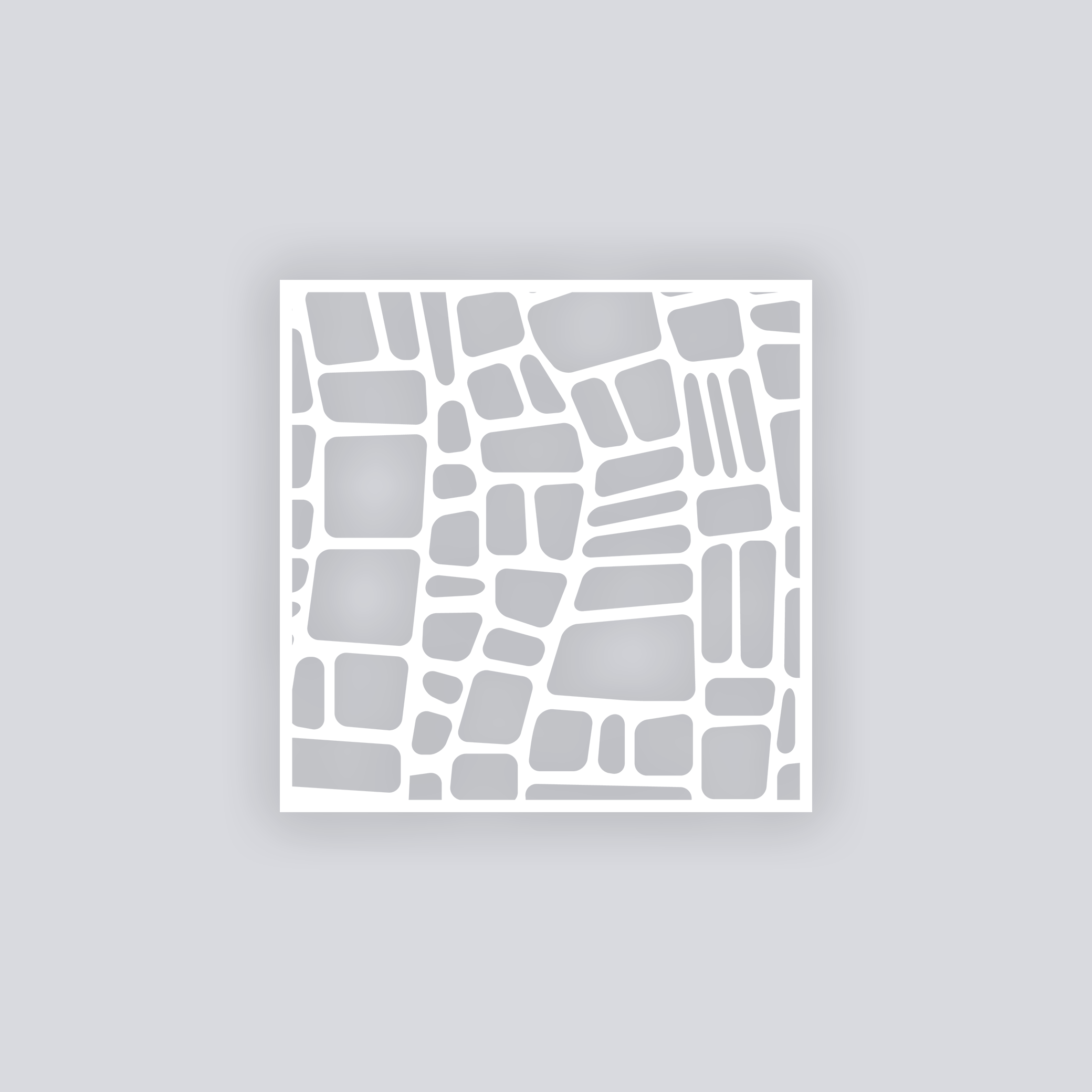 Cobblestone Square Clay Stencil