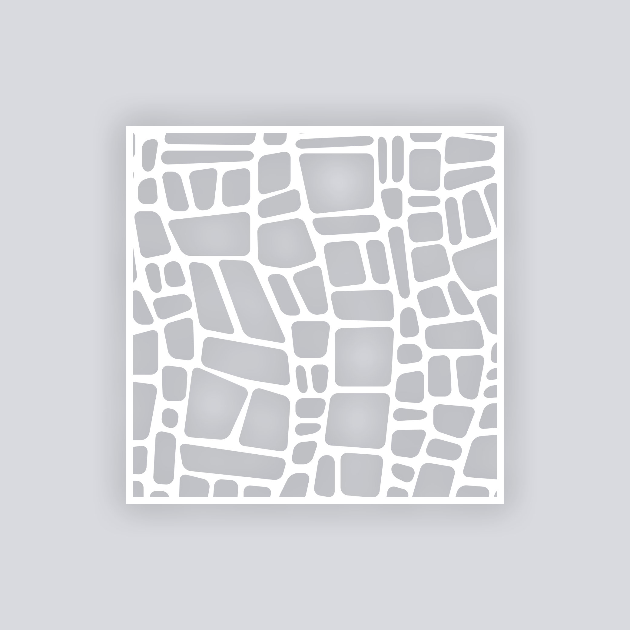 Cobblestone Square Clay Stencil