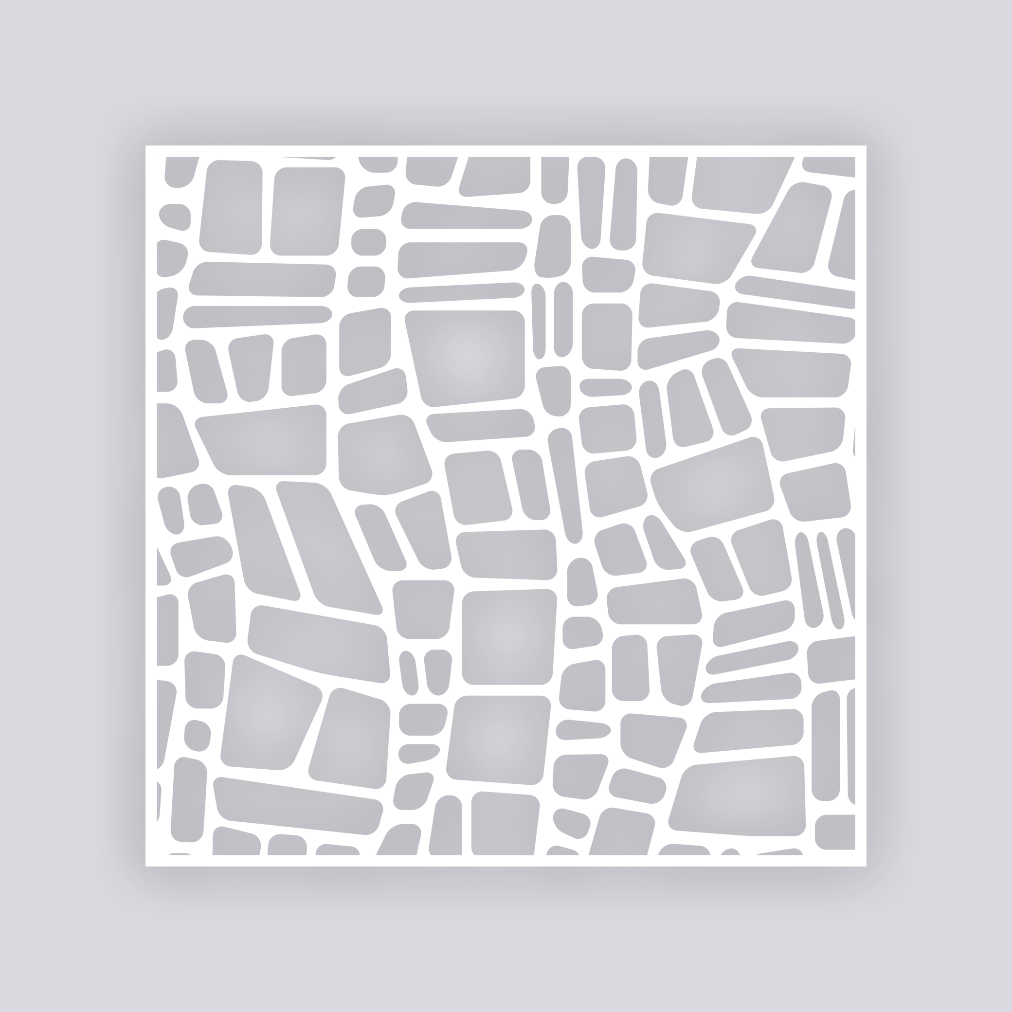 Cobblestone Square Clay Stencil