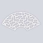 Coral Reef Cups + Cones Clay Stencil