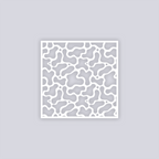 Coral Reef Square Clay Stencil