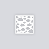 Cotton Clouds Square Clay Stencil
