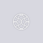 Crescent Moons Circle Clay Stencil