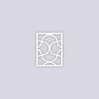 Crescent Moons Rectangle Face Clay Stencil