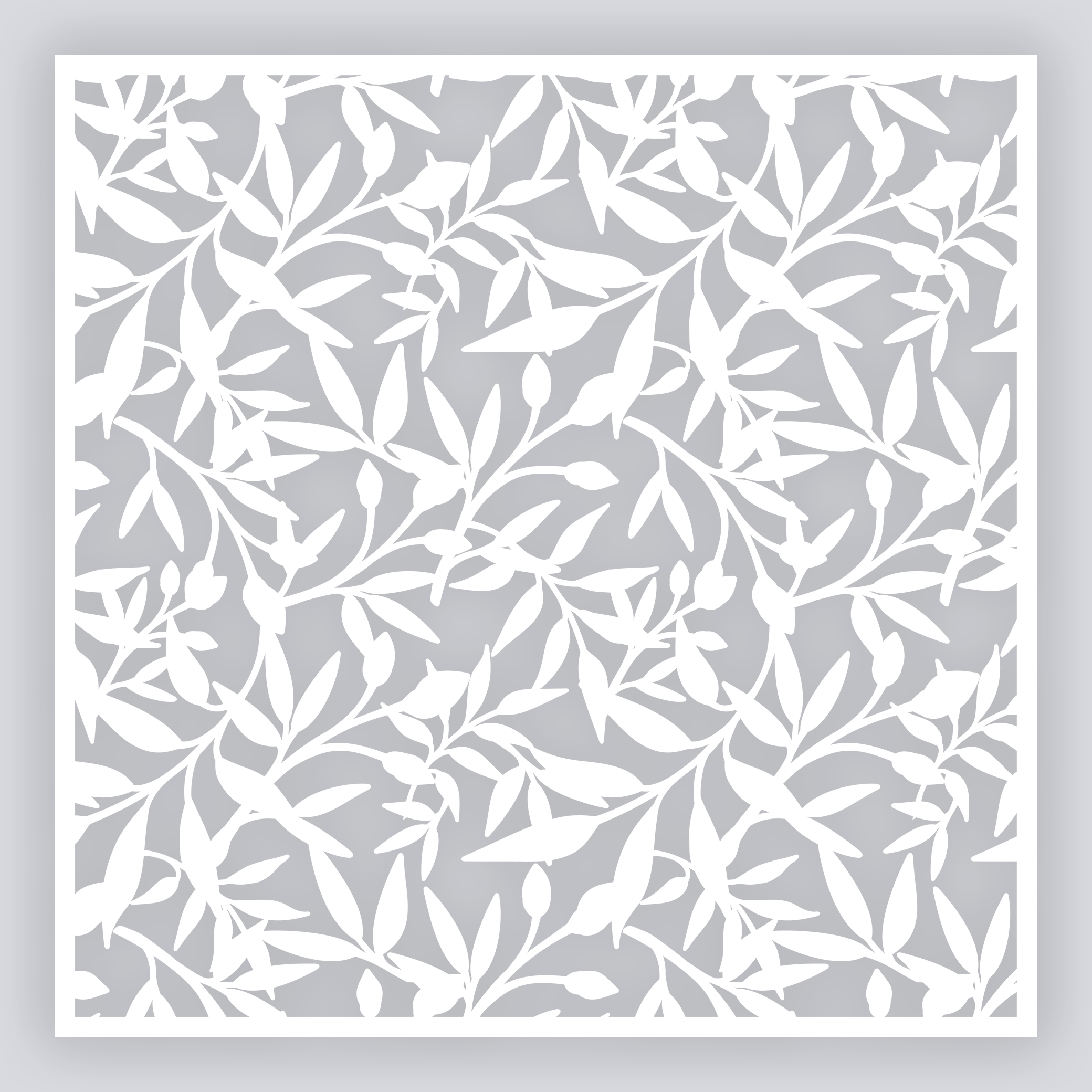 Dancing Leaves Full Clay Stencil