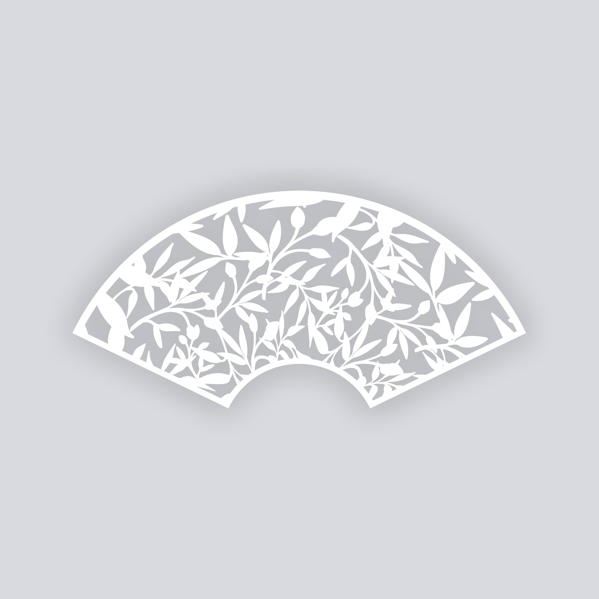 Dancing Leaves Cups + Cones Clay Stencil