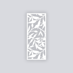 Dancing Leaves Rectangle Clay Face Stencil