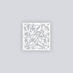 Dancing Leaves Square Clay Stencil