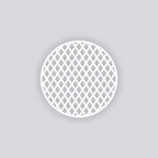 Dapper Diamonds Circle Clay Stencil