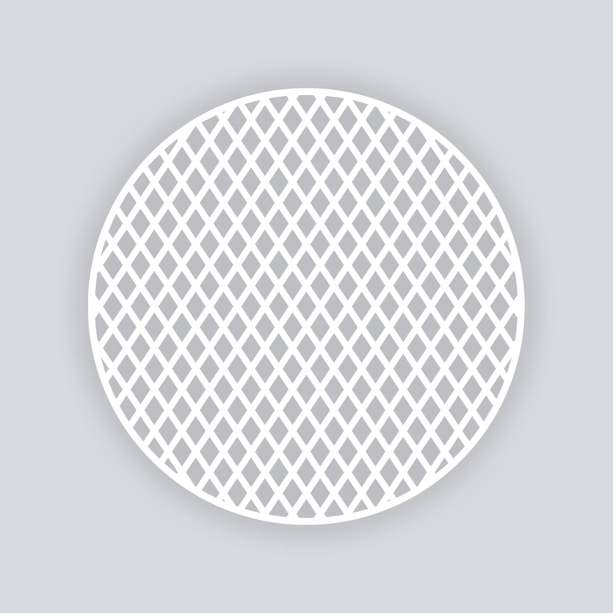 Dapper Diamonds Circle Clay Stencil