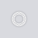 Dapper Diamonds Circle Rim Clay Stencil