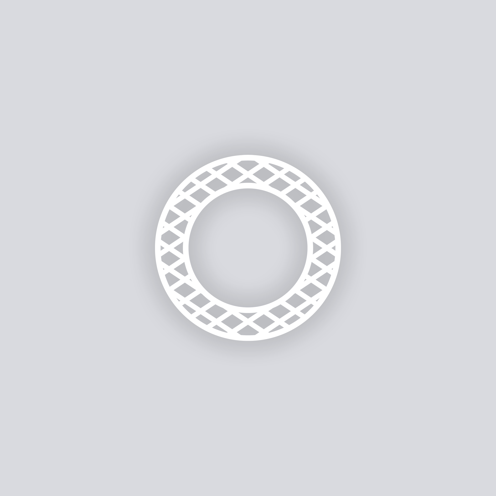 Dapper Diamonds Circle Rim Clay Stencil