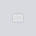 Dapper Diamonds Rectangle Clay Face Stencil