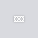 Dapper Diamonds Rectangle Clay Face Stencil