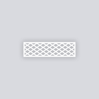 Dapper Diamonds Rectangle Clay Face Stencil