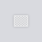 Dapper Diamonds Rectangle Clay Face Stencil