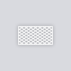 Dapper Diamonds Rectangle Clay Face Stencil