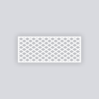 Dapper Diamonds Rectangle Clay Face Stencil