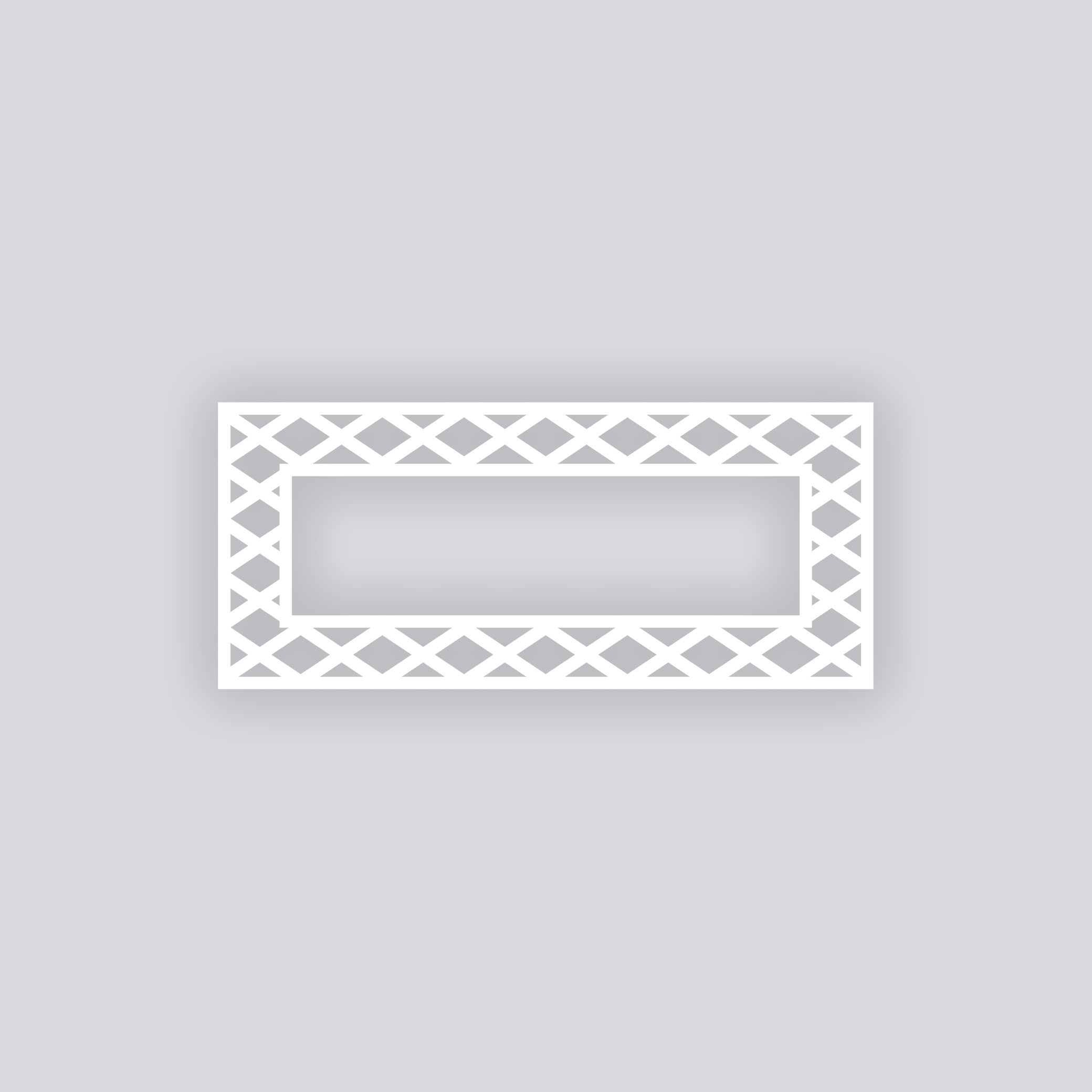 Dapper Diamonds Rectangle Rim Clay Stencil