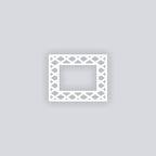 Dapper Diamonds Rectangle Rim Clay Stencil