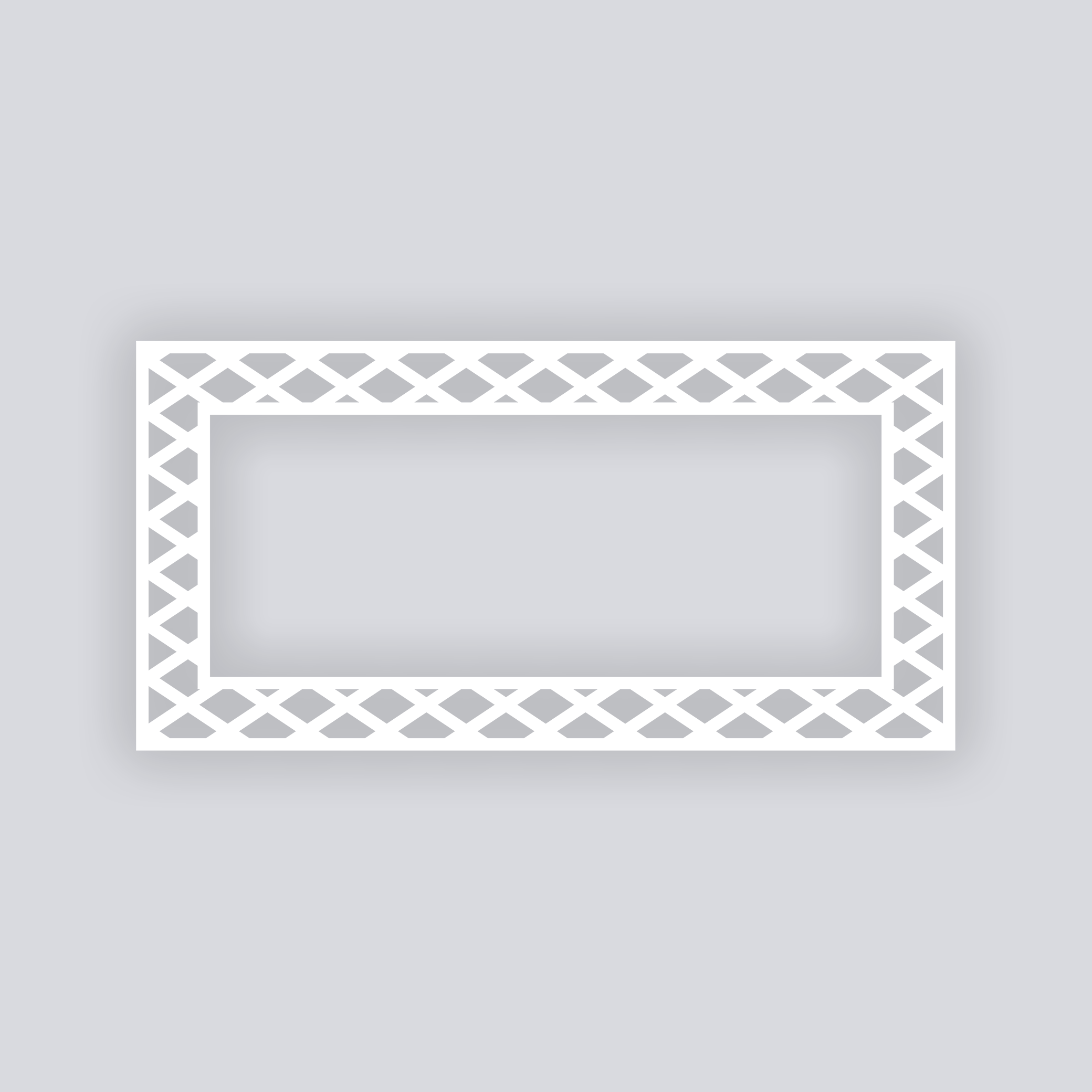 Dapper Diamonds Rectangle Rim Clay Stencil