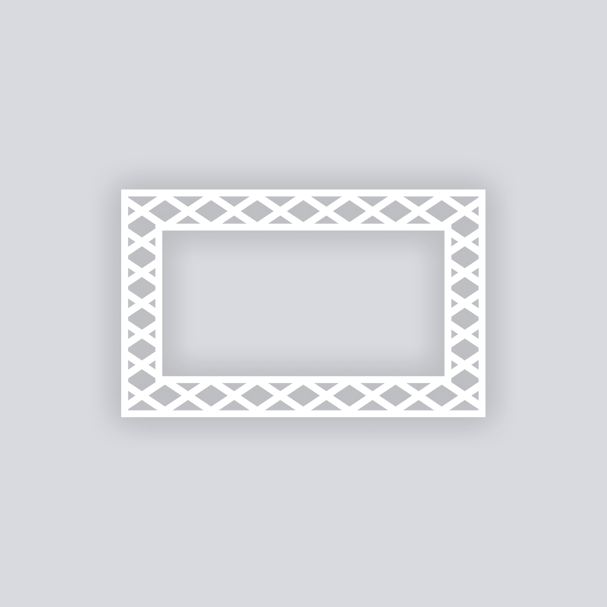 Dapper Diamonds Rectangle Rim Clay Stencil